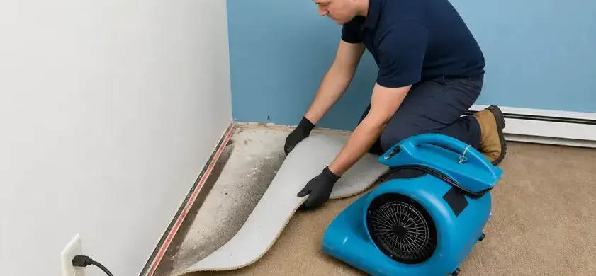 Carpet water damage in Franklin, TN by Casey Water Damage Restoration